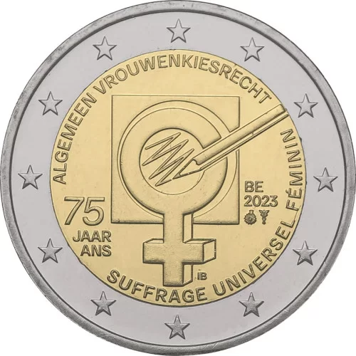 Belgium Euro Years Of Women S Universal Suffrage In Belgium