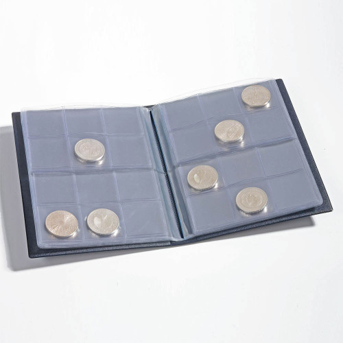 Kabatas izmēra monētu albūms 96 monētām