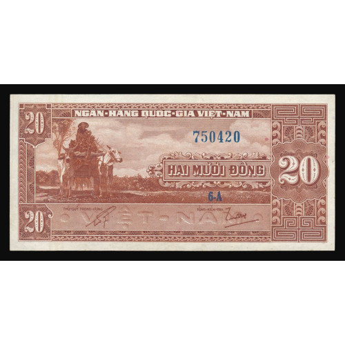 Vietnam South, 20 Dong 1962