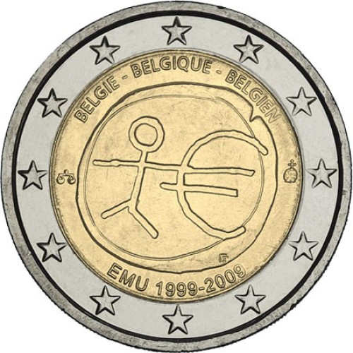 Belgium, 2 Euro 2009, EMU