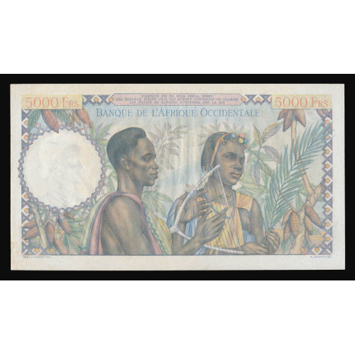 French West Africa, 5000 Francs 1950, 006189130