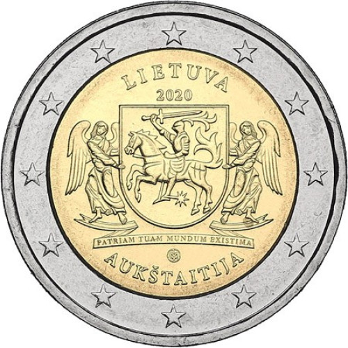 Lithuania, 2 Euro 2020, Aukstaitija