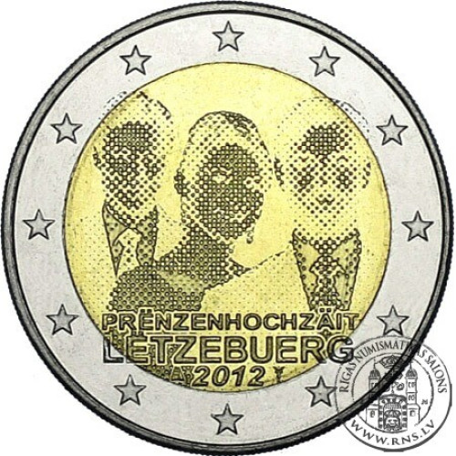 Luxembourg, 2 Euro 2012, The Wedding of Prince William