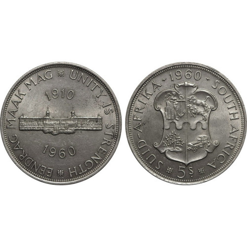 South Africa, 5 Shillings 1960, South African Union