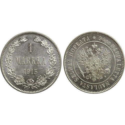 Finland, 1 Markka 1915 S