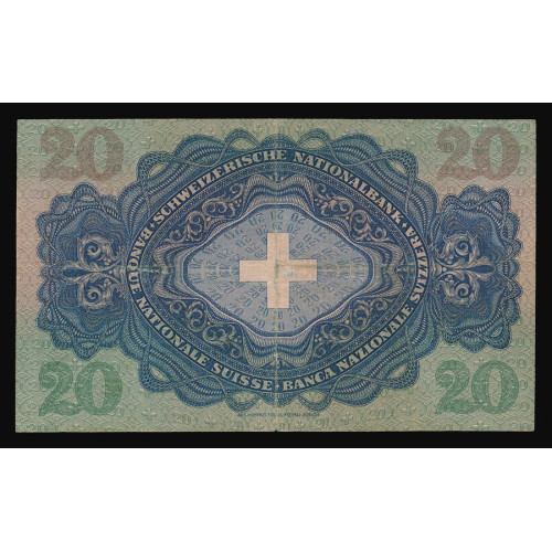 Switzerland, 20 Francs 1931, 5R 079542