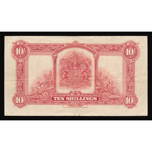 Bermuda, 10 Shillings 1927, D 039045