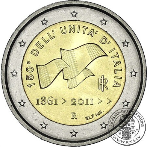 Italy, 2 Euro 2011, Unification of Italy