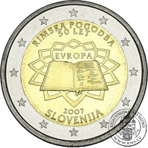 Slovenia, 2 Euro 2007, Treaty of Rome