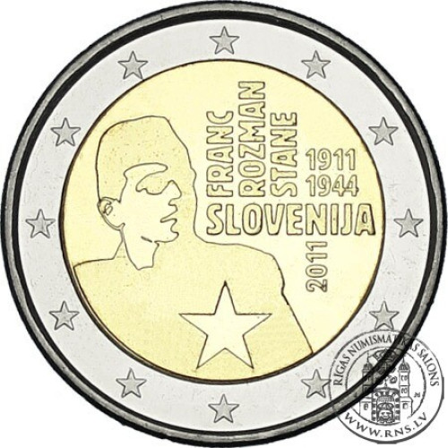 Slovenia, 2 Euro 2011, Franc Rozman Stane