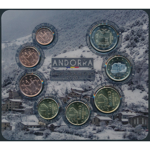 Andorra, Euro BU set 2020