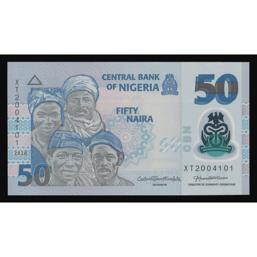 Nigeria, 50 Naira 2020 (Polymer)