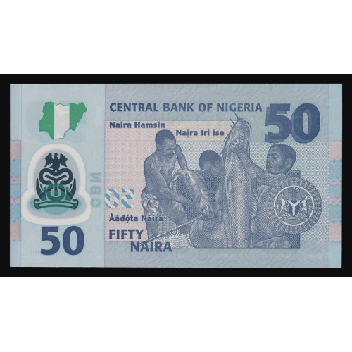 Nigeria, 50 Naira 2020 (Polymer)