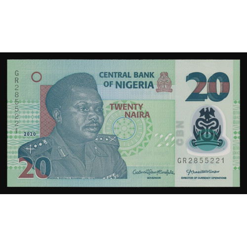 Nigeria, 20 Naira 2020 (Polymer)