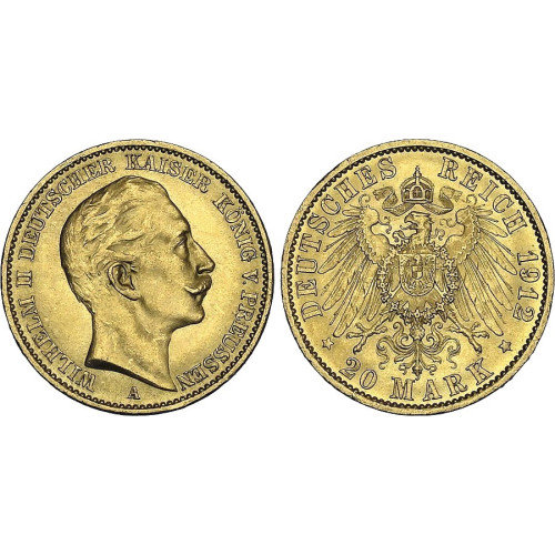 Vācija, 20 Markas (Wilhelm II)