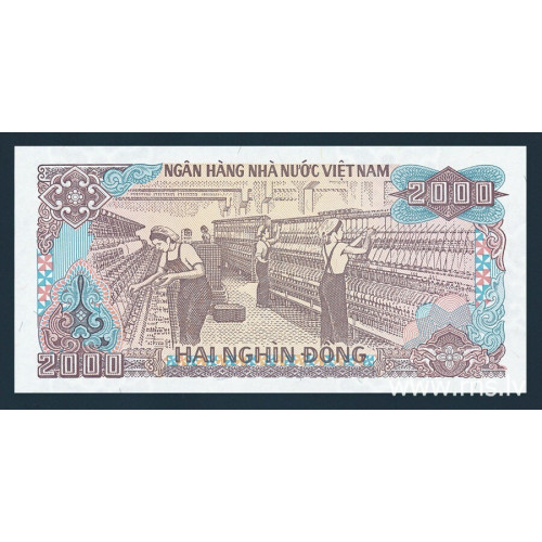 Vietnam, 2000 Dong 1988