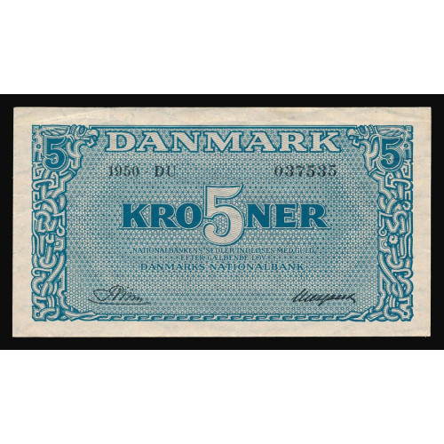 Denmark, 5 Kroner 1950, DU 037535