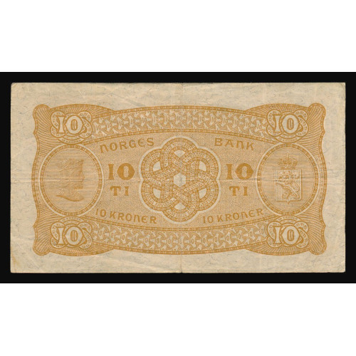 Norway, 10 Kroner 1942, B 5437234