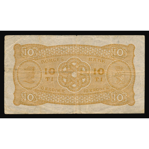 Norway, 10 Kroner 1939, Y 5528187