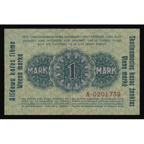 Germany, 1 Mark 1918, A 0201739