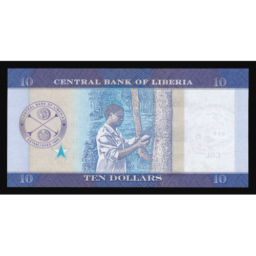 Liberia, 10 Dollars 2017