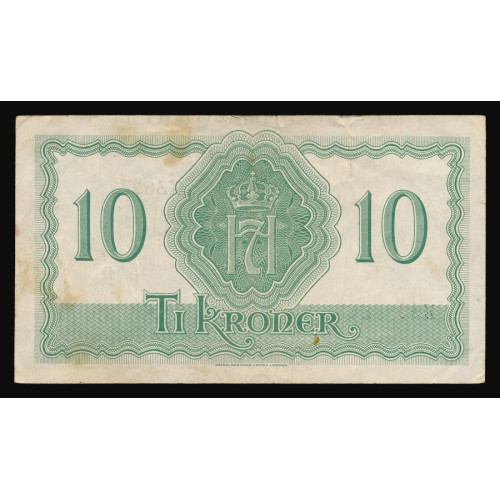 Norway, 10 Kroner 1944, X 369724