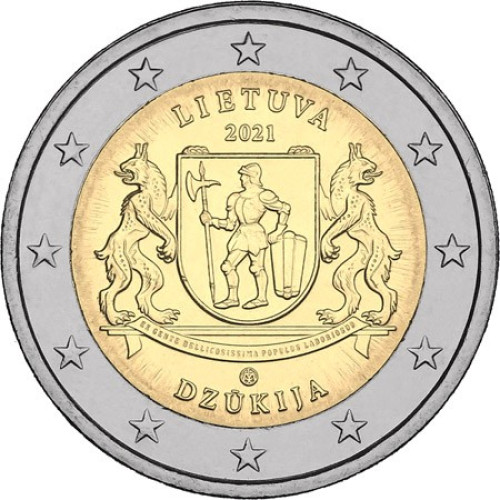 Lithuania, 2 Euro 2021, Dzukija