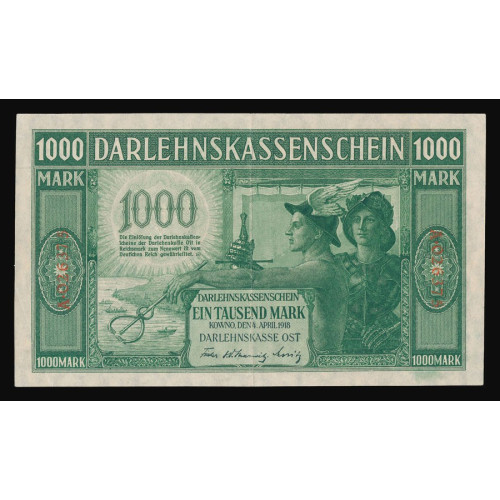 Germany, 1000 Mark 1918, A 026375