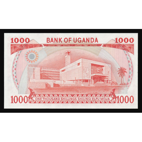 Uganda, 1000 Shillings 1986