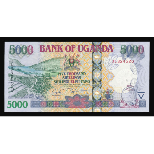 Uganda, 5000 Shillings 2009