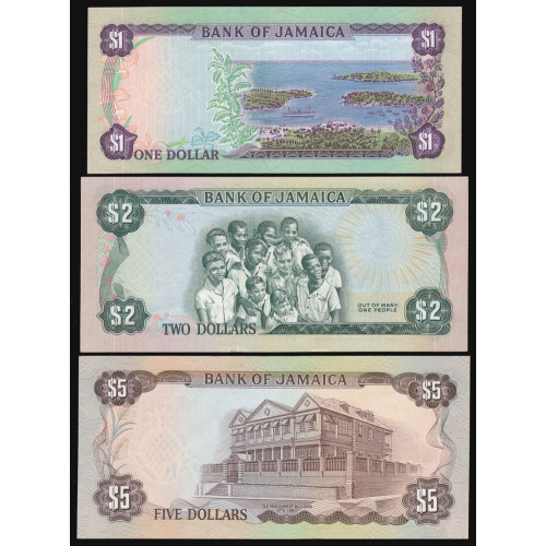 Jamaica, 1, 2, 5 Dollars 1978, Commemorative