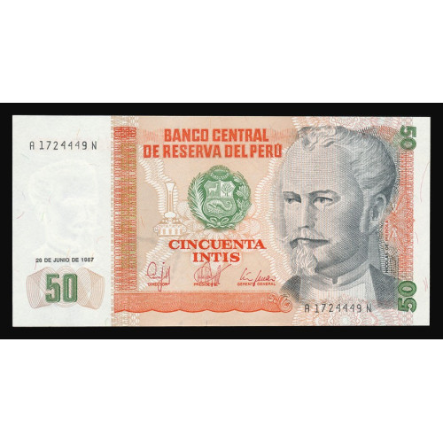 Peru, 50 Intis 1987