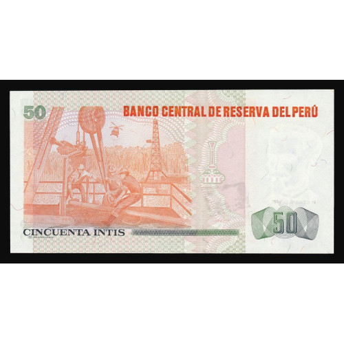 Peru, 50 Intis 1987