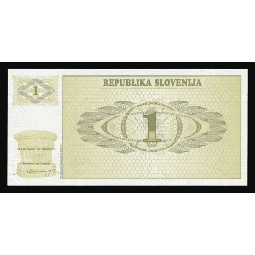 Slovenia, 1 Tolar 1990