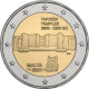 Malta, 2 Euro 2021, Tarxien Temples with mintmark (coincard)