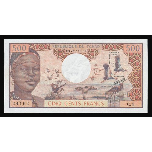 Chad, 500 Francs 1974, 007724162