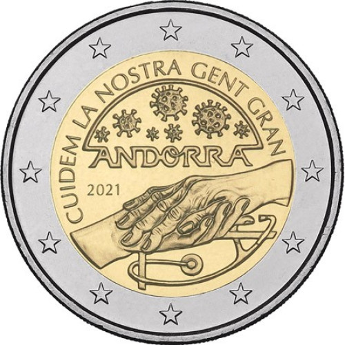 Andorra, 2 Euro 2021, The Old Population