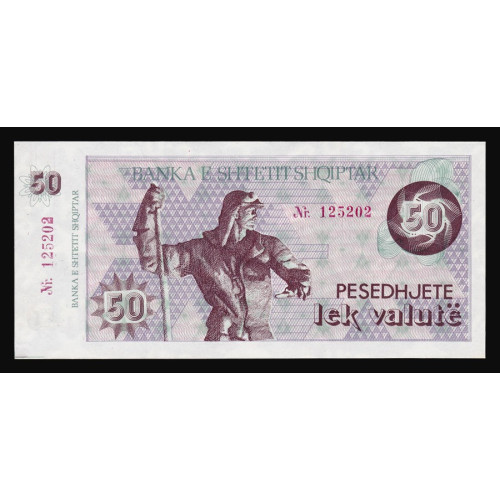 Albania, 50 Lek Valute 1992, 125202