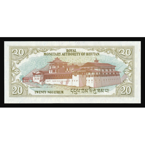 Bhutan, 20 Ngultrum 2000