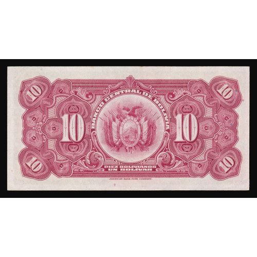 Bolivia, 10 Bolivianos 1928