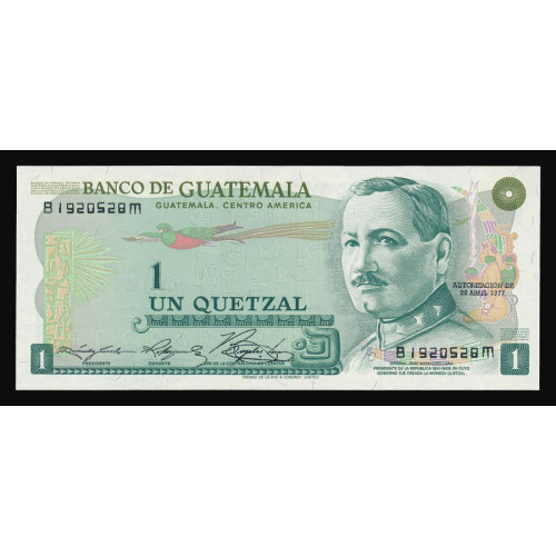 Guatemala, 1 Quetzal 1977