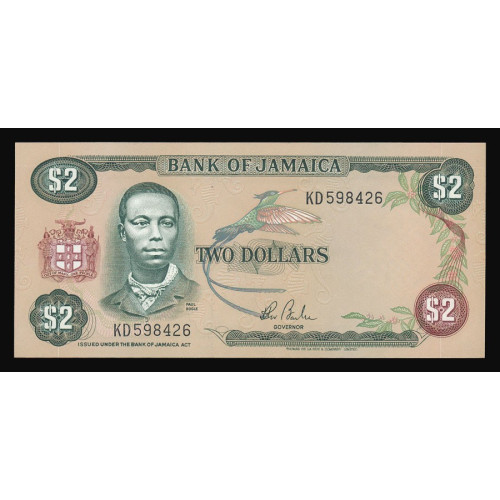 Jamaica, 2 Dollars 1982-86