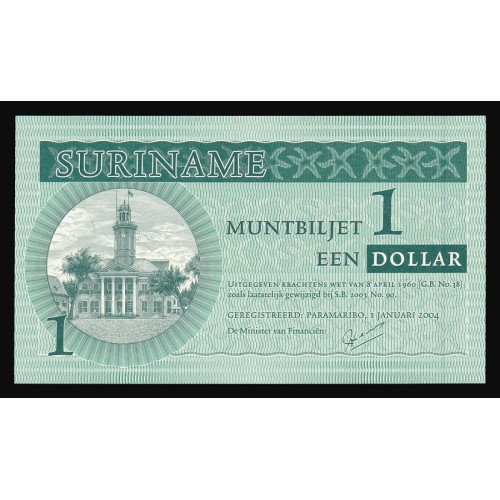 Suriname, 1 Dollar 2004