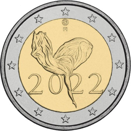 Finland, 2 Euro 2022, 100 Years of National Ballet in Finland