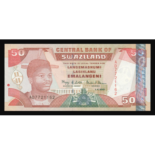 Swaziland, 50 Emalangeni 2001