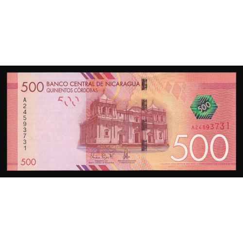 Nicaragua, 500 Cordobas 2014