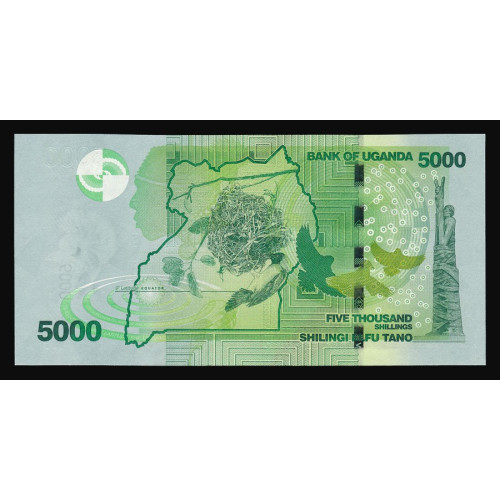 Uganda, 5000 Shilings 2010