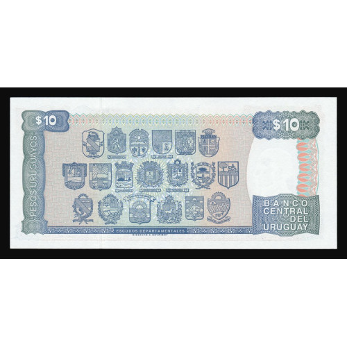 Uruguay, 10 Pesos 1995