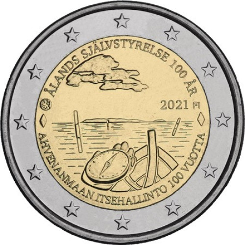 Finland, 2 Euro 2021, Aland