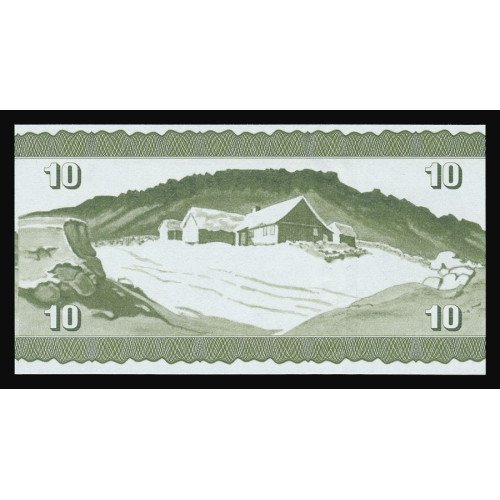 Faeroe Islands, 10 Kronur 1974